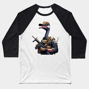 Tactical Ostrich Baseball T-Shirt